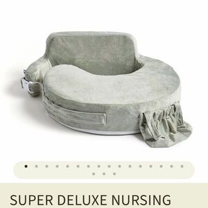 Super Deluxe Nursing Pillow - Gray